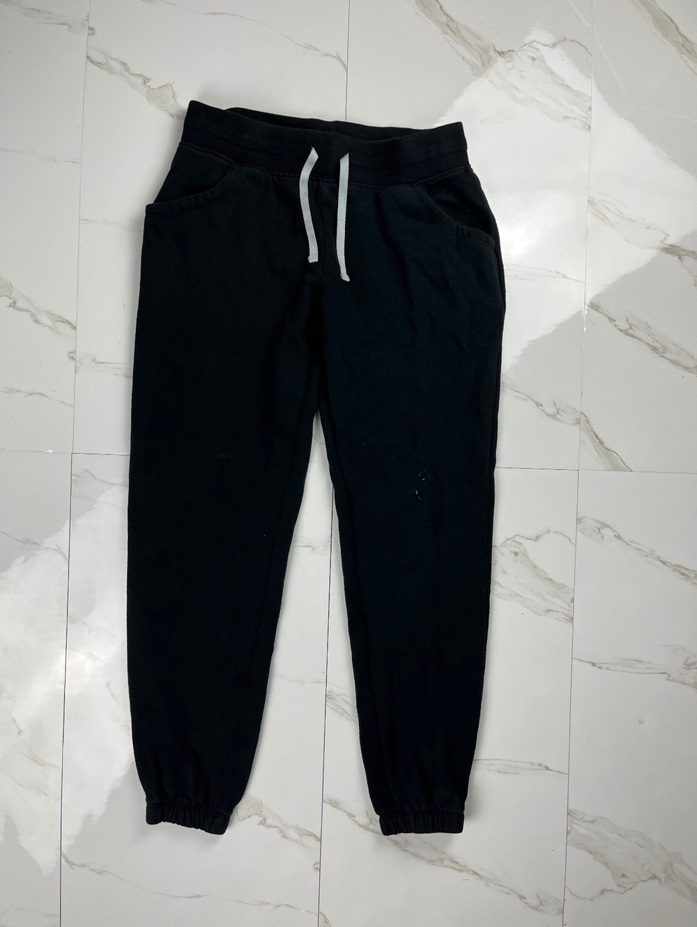 Cat & Jack Black Jogger Sweatpants Kids XL (14) Cotton Blend